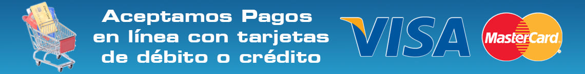 Aceptamos todas las Tarjetas